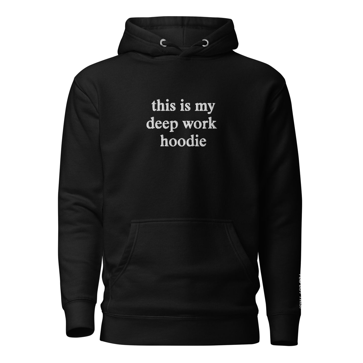 Embroidered Unisex Hoodie