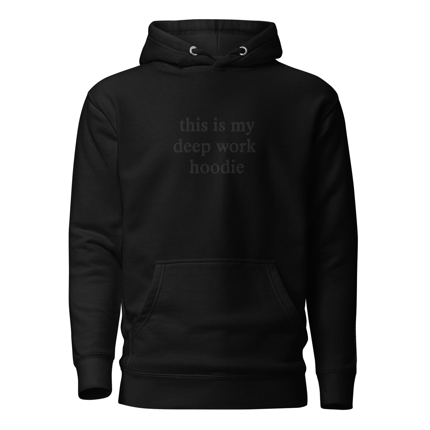 Embroidered Unisex Hoodie