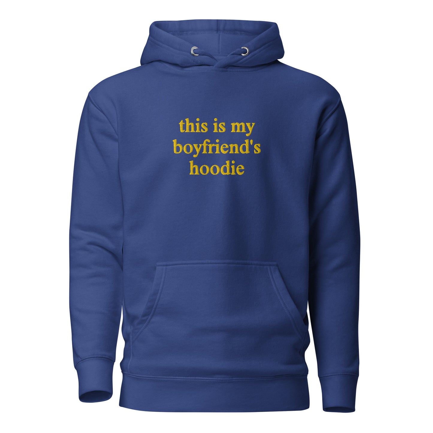 this is my boyfriend's hoodie
