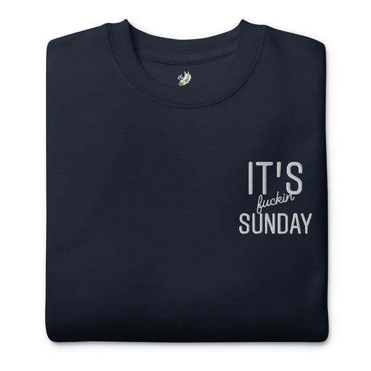 F'n Sunday - Embroidered Crewneck Sweatshirt