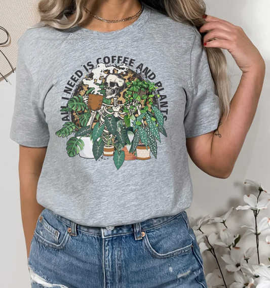 All I Need Is Coffee and Plants
