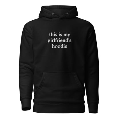 this is my girlfriend's hoodie - white stitch