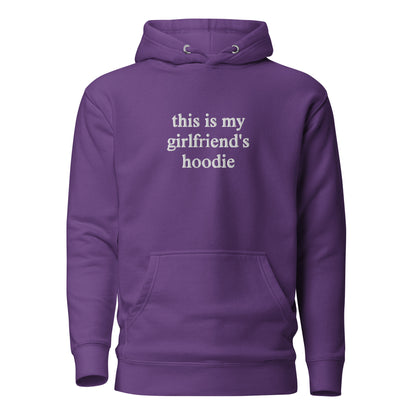 this is my girlfriend's hoodie - white stitch