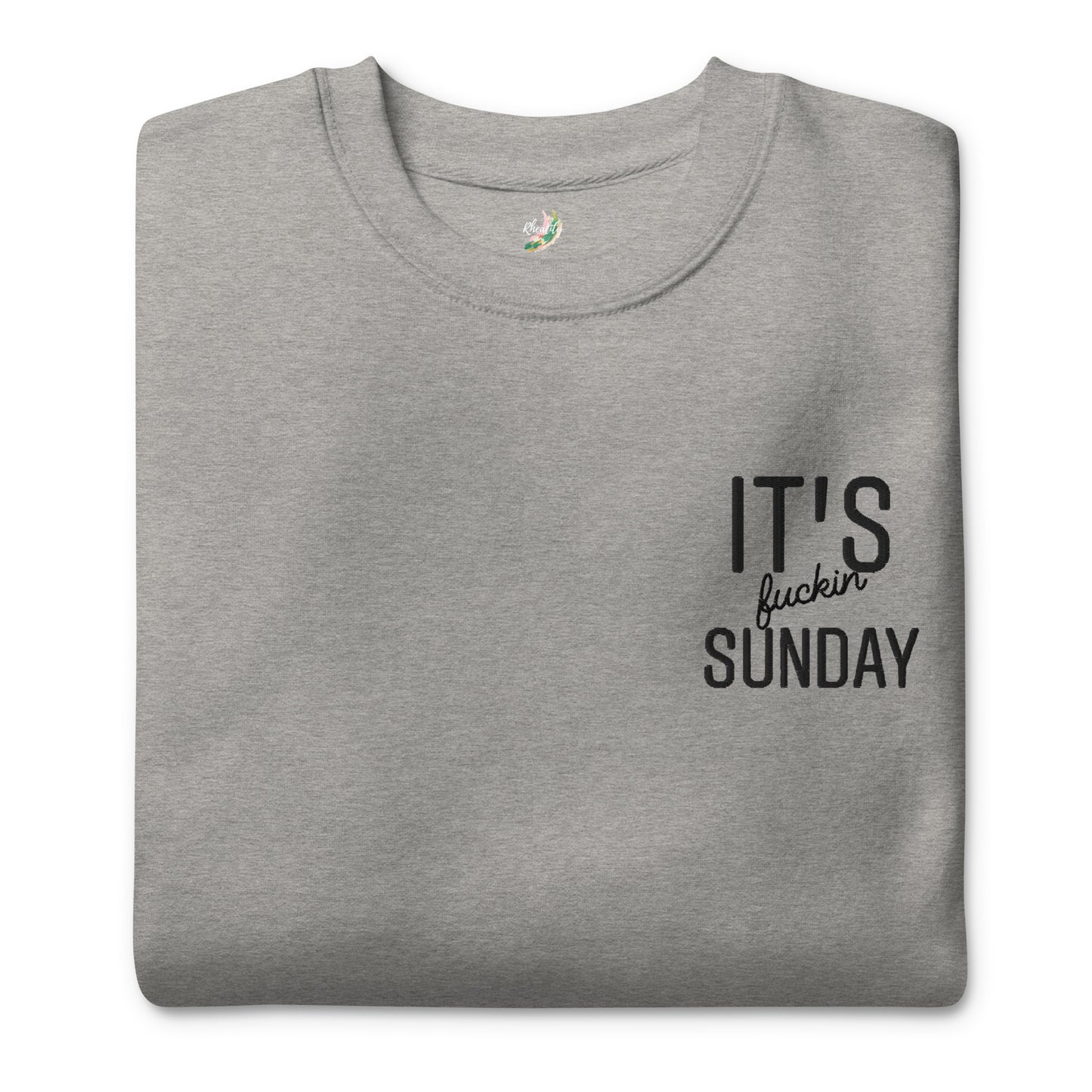 F'n Sunday - Crewneck Sweatshirt Black Stitch