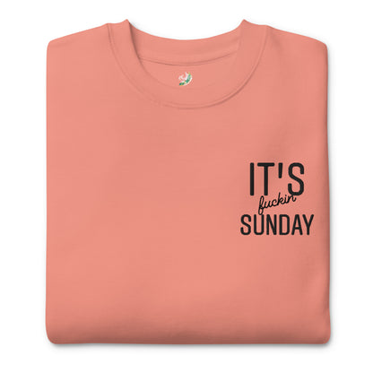 F'n Sunday - Crewneck Sweatshirt Black Stitch